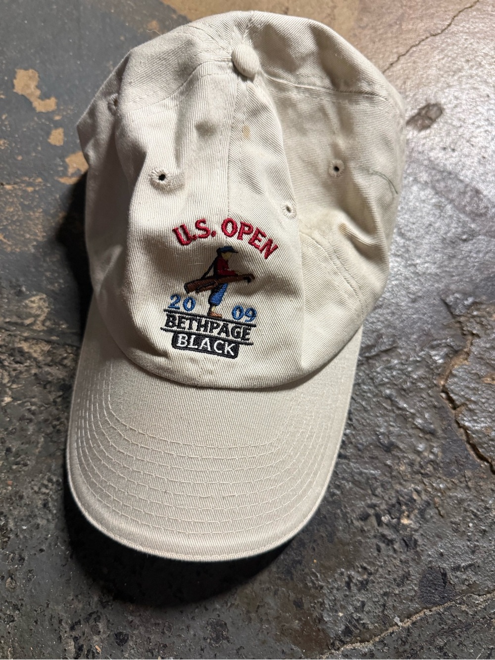 Vintage 2009 U.S. Open Bethpage Black USGA Member Adjustable Golf Hat